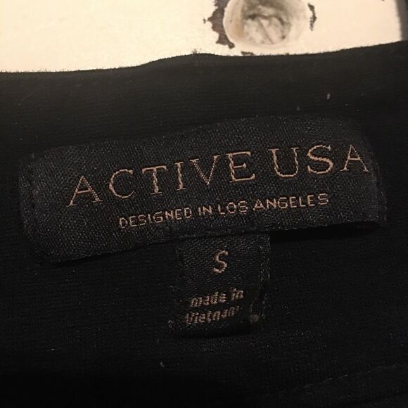 Active USA size 27 short black legging dress pants - Picture 2 of 5